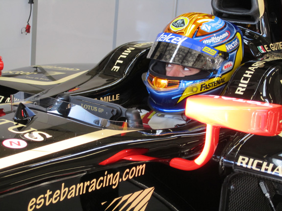 Esteban finaliza exitosamente su primer dia de entrenamientos en Jerez