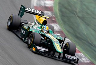 A good start for Esteban at the Barcelona GP2 Test, and he is going for more
