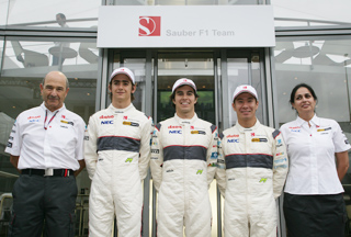Sauber F1 Team confirms trio of drivers for 2012